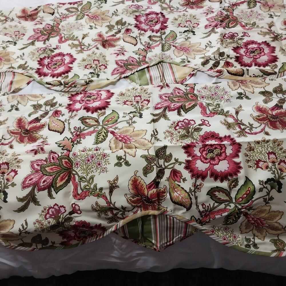 Waverly "Navarra" Pattern Floral Valances